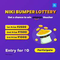 Niki Bumper Lottery Win Amazon Vouchers