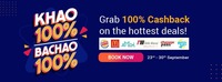 Enjoy 100% cashback on amazing brands like Burger King, McDonalds, Biryani Blues, Emoi, Rolls Mania