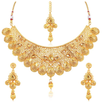 Sukkhi Jewellery Set for Women (Golden) (N71789GLDPM1250)