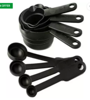 Perfect Pricee 8 pcs Measuring Cups and Spoons Set for Baking Measurement Measuring Spoon Kitchen Tool Set Measuring Cup  (1.25 ml, 2.5 ml, 5 ml, 15 ml, 60 ml, 120 ml, 160 ml, 240 ml)@99