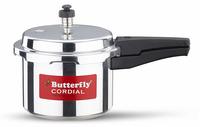 Butterfly Cordial Aluminium Non Induction Pressure Cooker, 3 litres, Silver