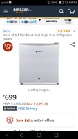 Koryo 45 L 3 Star Direct Cool Single Door Refrigerator (Silver)