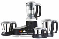 Panasonic AC MX-AC400 550-Watt Super Mixer Grinder with 4 Jars (Black)