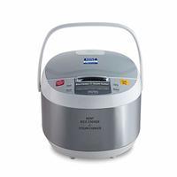 KENT Rice and Steam Cooker 860-Watt (Steel Grey) + Bank offer


