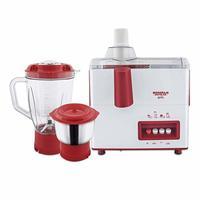 Maharaja Whiteline Gala JX-117 450-Watt Juicer Mixer Grinder with 2 Jars 