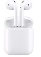 Apple AirPods with Charging Case Bluetooth Headset with Mic  (White, In the Ear)