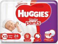 huggies wonder pant daipers Xs qty 24 for 99