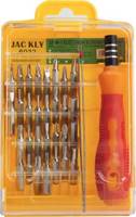 Jackly Square Precision 32 Pc. Ratchet Screwdriver Set  (Pack of 32)