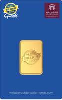 Malabar Gold and Diamonds MGBBDB999P4G 24 (999) K 4 g Yellow Gold Bar