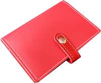 Flipkart SmartBuy 10 Card Slots Credit Card Wallet Fashion Cute Cards Holder Wallet for Cards Red 10 Card Holder  (Set of 1, Multicolor)