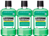 Listerine Mouthwash Combo - Fresh Burst  (750 ml) 