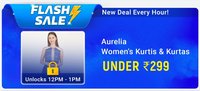 Aurelia women Kurtis and Kurtas under 299 (12-1PM) 