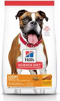 Hill's Science Diet Adult Light, Chicken Meal & Barley Dry Dog Food, 3 kg 