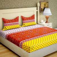Bombay Linen 104 TC Cotton Double Printed Bedsheet