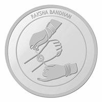 28% Off IBJA Gold Raksha Bandhan 999 20gm Silver Coin