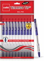 Cello Technotip Ball Pen Set - Pack of 10 (Blue) @ ₹66Apply 5% Coupon