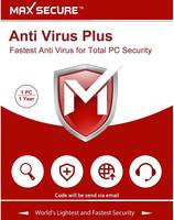 Max Secure 1 User 1 Year Anti-virus (Email Delivery - No CD)