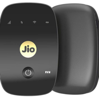 JioFi 4G Hotspot M2S 150 Mbps Jio 4G Portable Wi-Fi Data Device (Black)