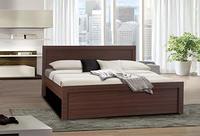 HomeTown Dazzle King Size Bed (Walnut)