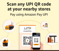 Amazon scan & pay offer : Scan any UPI QR Code & Pay using Amazon Pay (Flat 20 Back on First Transaction)