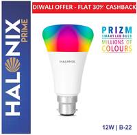Halonix Wifi Smart Prime Prizm 12 Watt B22 Million Colour Led Bulb Pack 1