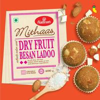 Haldiram’s Besan Ladoo - Mithaas, 400g Box @91.80