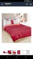 Amazon Brand - Solimo Microfibre Reversible Comforter, Single (Strawberry Pink and Candy Pink, 200 GSM)