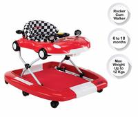 Luvlap Sports Car Walker Cum Rocker, 3 Height Levels, Includes Music and Light