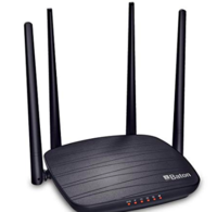 iBall Baton iB-WRD12EN 1200M Smart Dual Band Wireless AC Router (Black) 