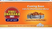 Grofers Diwali Dhamaka Sale