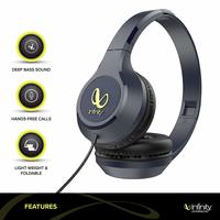 Infinity (JBL) Zip 500 On-Ear Deep Bass Foldable Headphones with Mic