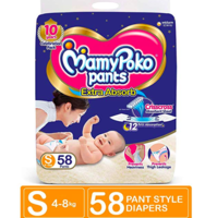 MamyPoko Pants Extra Absorb Diaper, Small (58 Count) @ Rs. 400 