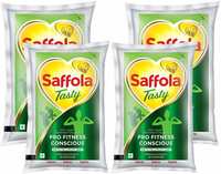 Saffola Tasty Blended Oil Pouch (4*1l)