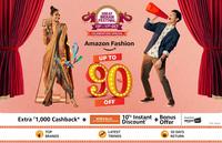 (Last hour left) Amazon Fashion Flat cashback of INR 1000 as Amazon Pay balance on minimum order value of INR 5000 of fashion products | 12PM-12AM 12 Oct