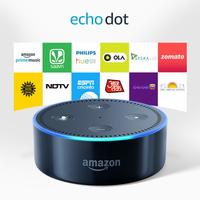 Certified Refurbished Echo Dot (2nd Gen) - Smart speaker with Alexa (Black)