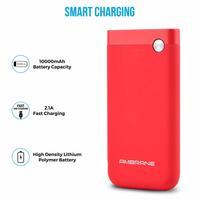 Ambrane 10000 mAH Lithium Polymer Power Bank with Micro/Type C Input for Android & iPhone (PP-11)