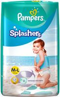 Pampers Splashers Disposable Swim Pants Diapers, Large, (Pack of 11)