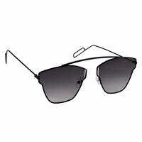 Elegante' UV Protected Gray Gradient Premium Unisex Square Sunglasses (Model : elt-15008/G)