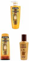 Loot Deal L'Oreal Paris Hex 6 Oil Shampoo, 640ml+L'Oreal Paris Lp Hex 6 Oil Conditioner, 175ml+L'Oreal Paris Smooth Intense Instant Smoothing Serum, 100ml @372