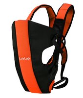 LuvLap Sunshine Baby Carrier (Black/Orange)