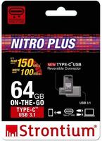 Loot Live at 5:59PM : Strontium Nitro Plus 64GB Type-C USB 3.1 Flash Drive @ 64 or 44