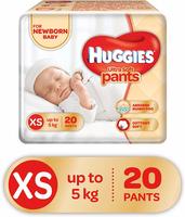 [flash deal]Huggies Ultra Soft Pants Diapers, XS (Pack of 20) 55% off + Rs 50 off