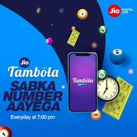 Jio Tambola - Play everyday at 7pm on MyJio app & win exciting prizes