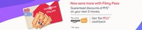 BookMyShow Filmy pass for Rs 99 + 50 Rs Amazon pay cashback (16-31 October)