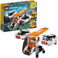 LEGO Creator 3in1 Drone Explorer Building Blocks for Kids 6 to 12 Years (109 Pcs)