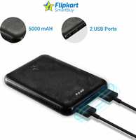 Flipkart SmartBuy 5000 mAh Power Bank (XS05LPB Poly)  (Black, Lithium Polymer)