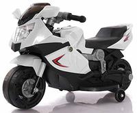 Toy House Rechargeable Battery Operated Mini Ninja Superbike Ride-On for Kids (White, 1.5-3 Years)