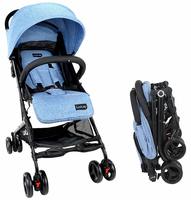 Luvlap Cruze Stroller Pram with Compact Tri-fold, Blue
