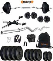 Kore K-PVC 20kg Combo 3 Leather Home Gym and Fitness Kit @999/-