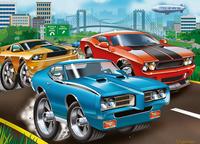 Ravensburger Puzzles Muscle Cars, Multi Color (60 Pieces)@ 187
